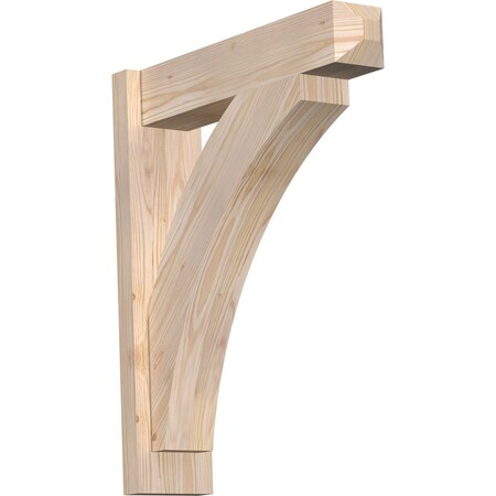 Ekena Millwork Thorton Smooth Craftsman Outlooker, Douglas Fir, 5 1/2"W x 22"D x 26"H OUT06X22X26THR04SDF